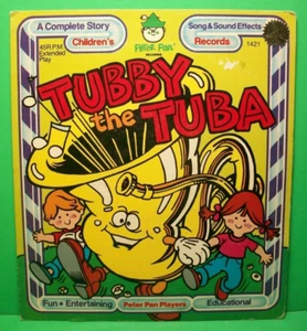 Peter Pan Records ~ A Complete Story ~ Tubby The Tuba ~ 45 R.P.M. - Picture 1 of 3