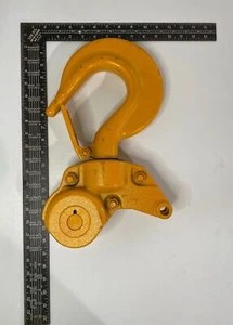 ONE (1) HEAVY DUTY Chain Hoist Swivel Hook w/ Gate (NEW) HARRINGTON DAYTON - Picture 1 of 17
