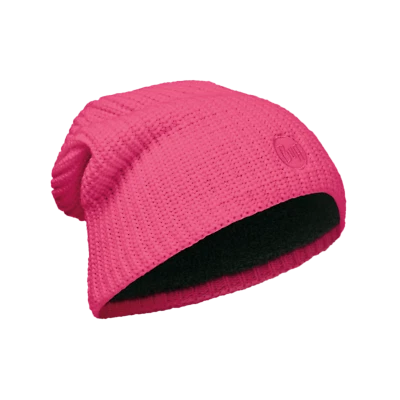 Buff Polar вязаная шляпа 'капельный розовый флюор шляпа' открытый зимняя одежда моды - Изображение 1 из 2