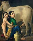 Yashoda Krishna Religis Ungerahmt Leinwand Druck Malerei 61cm x 40.6cm