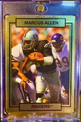 Marcus Allen GOLD FOIL CARD SP MVP RAIDERS MINT HOF - Image 1 of 4