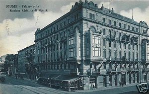 Fiume (Croazia) Palazzo della Riunione Adriatica di Sicurta' f.p. - Foto 1 di 1
