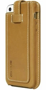 NEW Incase Leather Fitted Sleeve TAN/BROWN ES89059 for Apple iPhone 5s/5c/5 - Picture 1 of 5