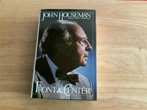 Front and Center by John Houseman (1979, Hardcover FIRST EDITION) - Picture 1 of 2