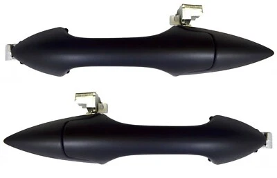fits Honda Outside Exterior Outer Sliding Door Handle Black Rear Left Right Pair - Image 1 of 2