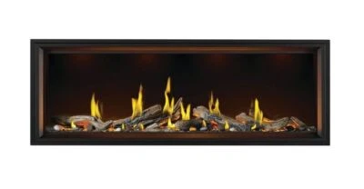 Napoleon Tall Luminous Vector 74" Gas Fireplace, Burner in Logs, Free Shipping - Image 1 of 4