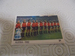 #21 Austria old portuguese collection sticker World Cup Spain 82 - Picture 1 of 2