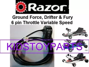 Razor Ground Force Drifter Scooter Throttle 6 Pins W25143400043 CONNECT AND GO!! - Picture 1 of 1