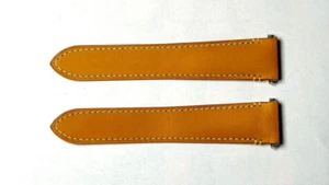 Cartier Santos Large KD7GJABN 21x18 mm hellbraun Kalbsleder Faltband authentisch OEM - Bild 1 von 5