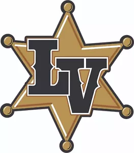 Las Vegas Posse Inspired Full Size Football Helmet Decals - Picture 1 of 3
