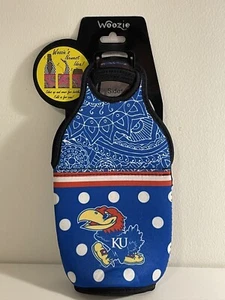 Kansas Jayhawks Bottle/Can Woozie Koozie Neoprene Sleeve - New - Picture 1 of 3