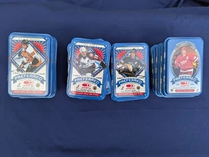 Juego completo de 24 latas de cartas de coleccionista preferidas NHL Donruss 1997 1998 VACÍAS - Imagen 1 de 7