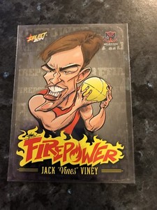 2014 Afl Champions Firepower Caricature FS34 Jack Viney