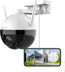 EZVIZ Telecamera di Sicurezza 360° da Esterno, Telecamera Wifi per Sicurezza Domestica, Sorveglianza - Foto 1 di 12
