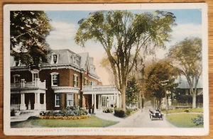Postal de colección Pleasant Street from Summer St. Springfield Vermont PC 1917 - Imagen 1 de 1