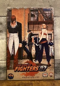 Insegna poster in latta The King Of Fighters Kof 97 sala videogiochi uomo grotta metallo 8x12 - Foto 1 di 7