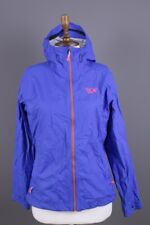 Mountain Hardwear Dry.Q Evap Blue Full Zip Hooded Windbreaker Jacket Size M