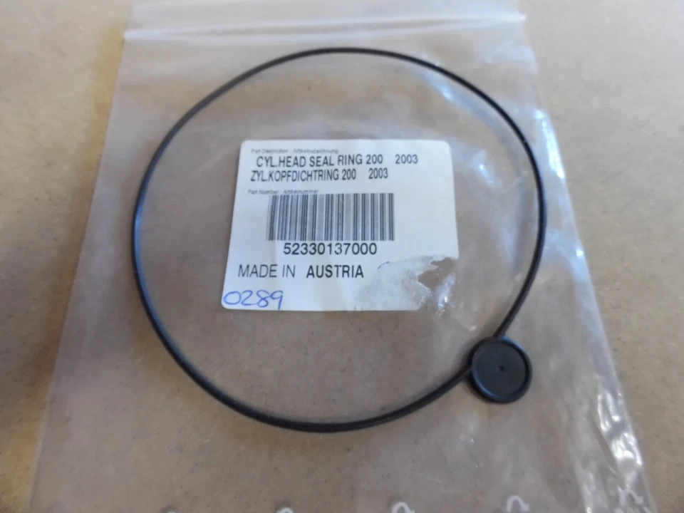 KTM SX  SXS  EXC  XC  XCW  GENUINE NOS OUTER CYLINDER HEAD O-RING  # 52330137000 - Image 1 of 1