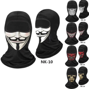Full Face Mask Outdoor Riding Mask Ski Motorcycle Cycling Neck Shade Role Play - Picture 1 of 6