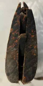 Vintage Einzelbit gebogene Holzaxt Griff Hickory - Bild 1 von 3