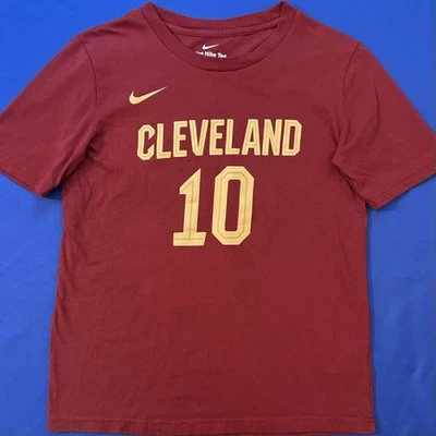 Nike Darius Garland Cleveland Cavaliers #10 Wine Red Icon Tee Youth Medium - Image 1 of 4