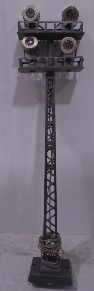 DE COLECCIÓN TYCO HO ESCALA 7.5" ALTO 4 LUCES TORRE PROYECTOR Foto 1 de 2