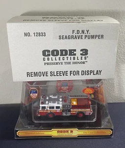 Code 3 Model #12833 FDNY Seagrave Pumper #46 (Cross Bronx Expressway) - Picture 1 of 9