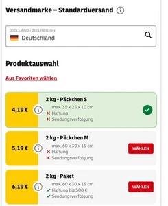 2x DHL Post Päckchen 2kg Couponcode Coupon Code Rabattcode Paketmarke 35x25x10cm - Bild 1 von 1