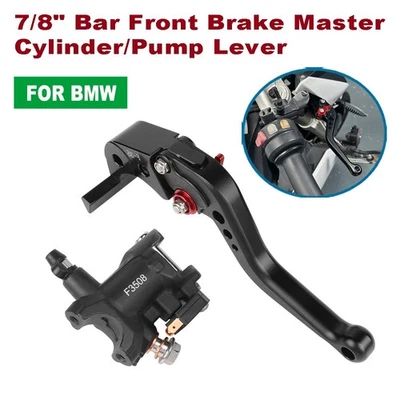 Para BMW S1000R S1000RR 2010-2019 7/8" Barra Freno Delantero Cilindro Maestro/Palanca de Bomba Foto 1 de 4