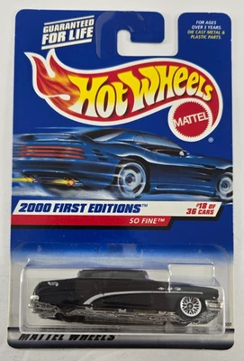 Hot Wheels 2000 Primeras Ediciones So Fine Bo.18/36 2000 Coleccionista Nº078 Negro Foto 1 de 4