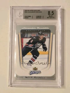 2005-06 Upper Deck MVP Alexander Ovechkin RC BGS 8,5 Washington Capitals #394 - Imagen 1 de 5