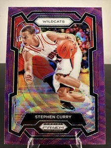 2024 Panini Prizm Draft Picks Stephen Curry #77 Purple Wave Prizm - Bild 1 von 10