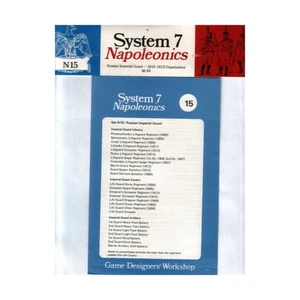 GDW System 7 Napoleonics Russian Imperial Guard - 1810-1812 Organization Bag NM - Picture 1 of 1