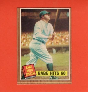1962 Topps #139 Babe Ruth Hits 60 EX Excellent New York Yankees #35193 - Picture 1 of 2