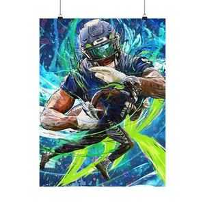 DK Metcalf | Seattle Seahawks | POSTER | Sports Wall Art - Picture 1 of 3