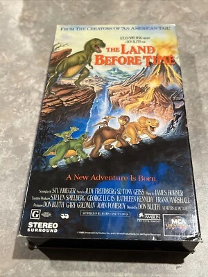 The Land Before Time VHS 1989, 1994 ***TESTED*** - Image 1 of 4
