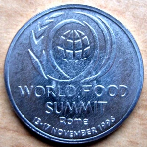 ROMANIA - 10 LEI 1996 UNC KM# 126. WORLD FOOD SUMMIT - ROME, ITALY - Picture 1 of 2