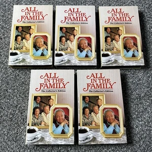 All In The Family 5 VHS Tapes Collectors Edition Columbia Fast Shipping - Picture 1 of 5