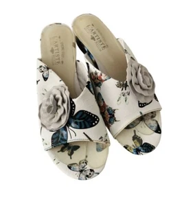 Spring Step L’artiste Slip On Heeled Sandals Women Size EU 42 Butterfly Novelty - Picture 1 of 11