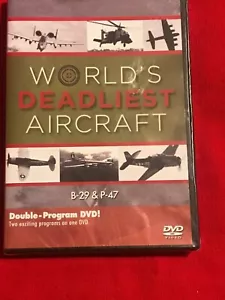 WORLD'S DEADLIEST AIRCRAFT: B-29 & P-47 (DVD) 2 Documentary Shows - Picture 1 of 7