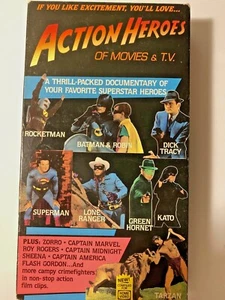 Action Heroes Of Movies & T.V. (Vhs, 1989) Hard To Find Vhs, Very Good - Bild 1 von 9