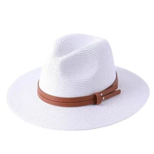 Sun Hat Foldable Sun Shade Sun Protection Straw Hat Jazz Top Hat Beach Hat - Picture 1 of 16