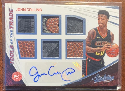2017-18 John Collins Absolute Basketball RC 6x Material Auto #TT6-JC 75/75 1/1 - Image 1 of 2
