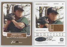 2004 Just Minors Just Prospects Gold Auto /50 Brandon League #53 Auto