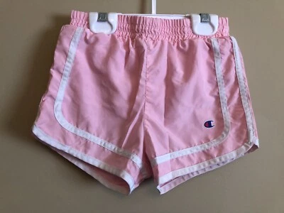 Pantalones Cortos Champion Varsity Niñas Pequeñas Rosa y Blanco Talla 6 Foto 1 de 4