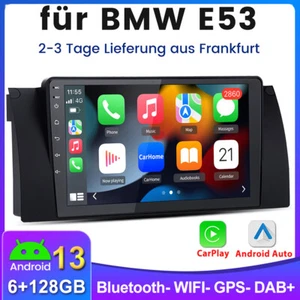 128G Für BMW 5er E39 X5 E53 7er E38 Android 13 Carplay Autoradio GPS NAVI RDS BT - Bild 1 von 16