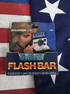 Vintage Sylvania Blue Dot FLASH BAR 10 flashes - Picture 1 of 2