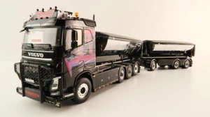 WSI 01-4091 Volvo FH4 8x4 Truck HookLift & Trailer Dukes of Hazzard Haugen 1:50 - Picture 1 of 7
