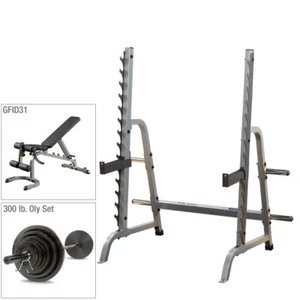 Body-Solid Olympic Press Rack Package with Bench - Picture 1 of 1