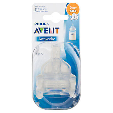 Avent  Anti-Colic Teat 6months+ 2 Pack • 9.29$